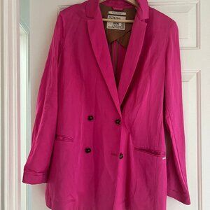 Scotch & Soda Bright Pink Blazer, Size L